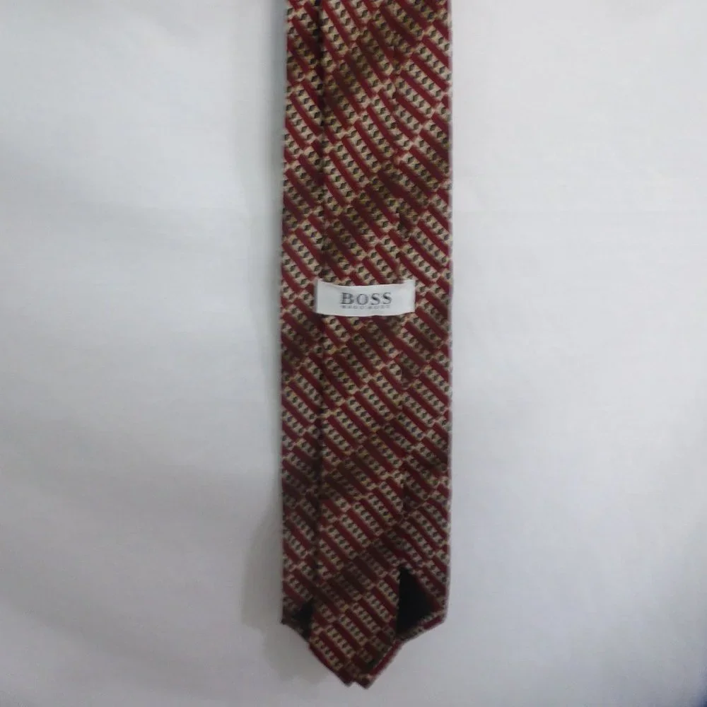 BOSS, Hugo Boss, 100% neck tie, Made In Italy - Picture 6 of 7